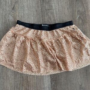 Sparkle Athletic Rose Gold Skirt